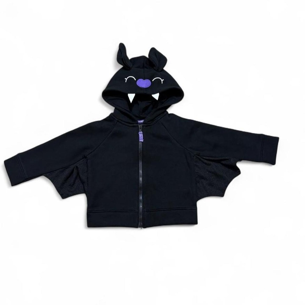 NWT Bat Costume Winged Hoodie Halloween Whimisgoth Vampire Cat & Jack Size 12M